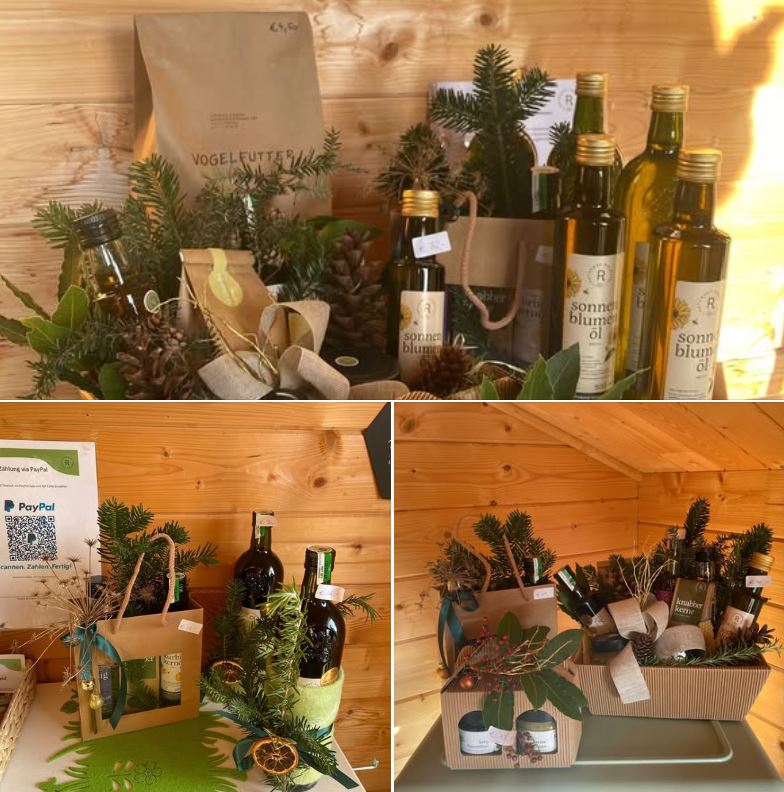 Geschenkset mit Honig & Öl